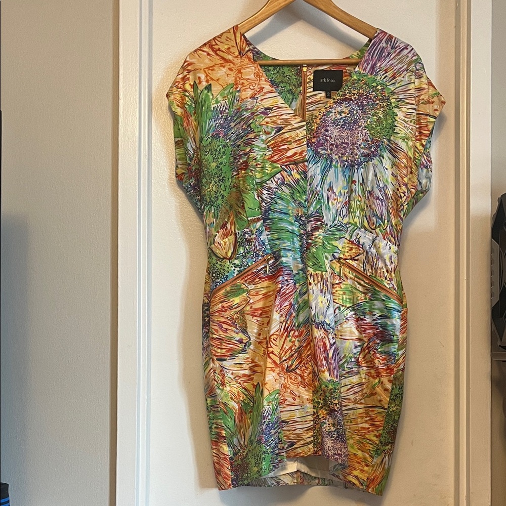 Ark & Co Multicolor Patterned Dress